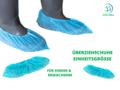 Schlupfschuhüberzieher hält den Schmutz auf Fußböden, Teppichen, Fliesen etc. fern 